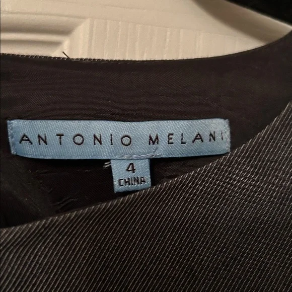 ANTONIO MELANI Charcoal Mini Dress - Picture 2 of 4
